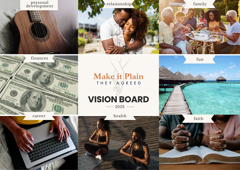 They Agreed Canvas Vision Board Kit